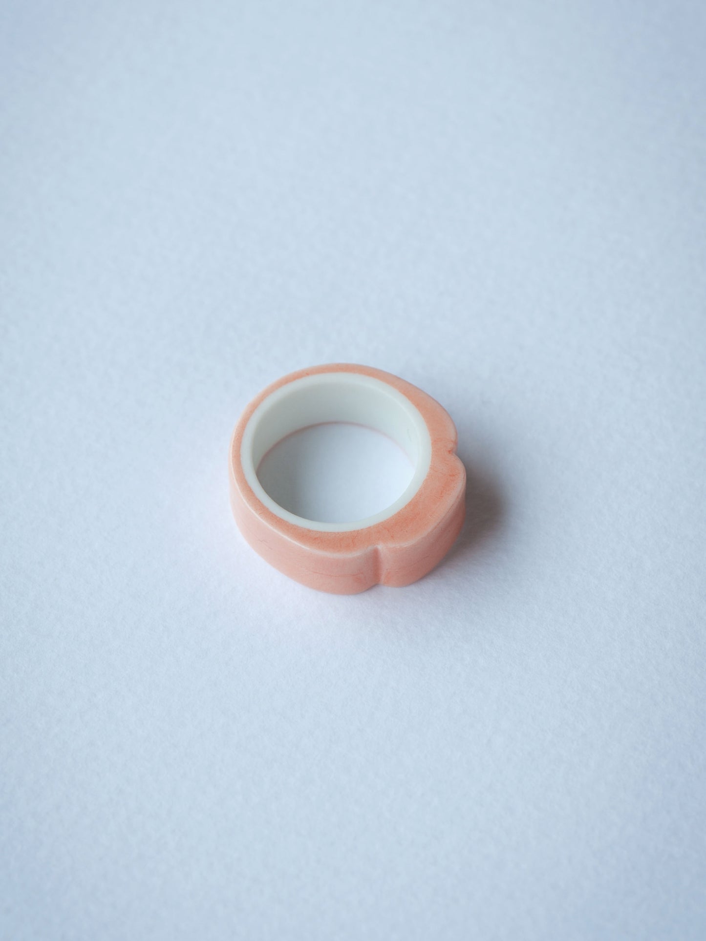 01 木瓜 Mokkou Ring - Salmon pink
伊万里焼 木瓜 リング サーモンピンク