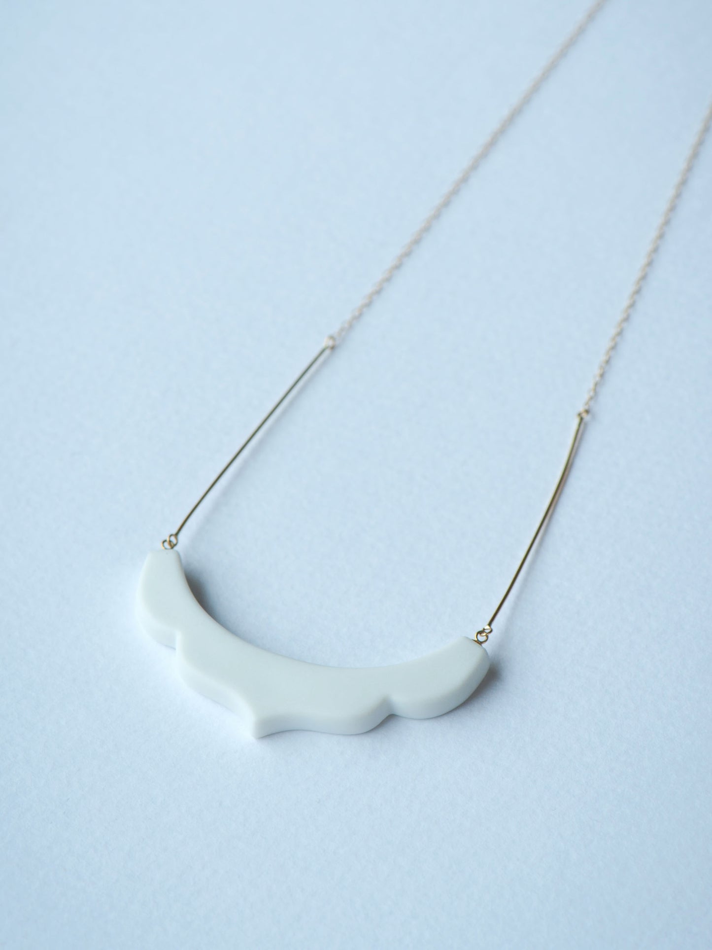 01 桔梗/Kikyou Necklace - White
伊万里焼 桔梗 ネックレス ホワイト