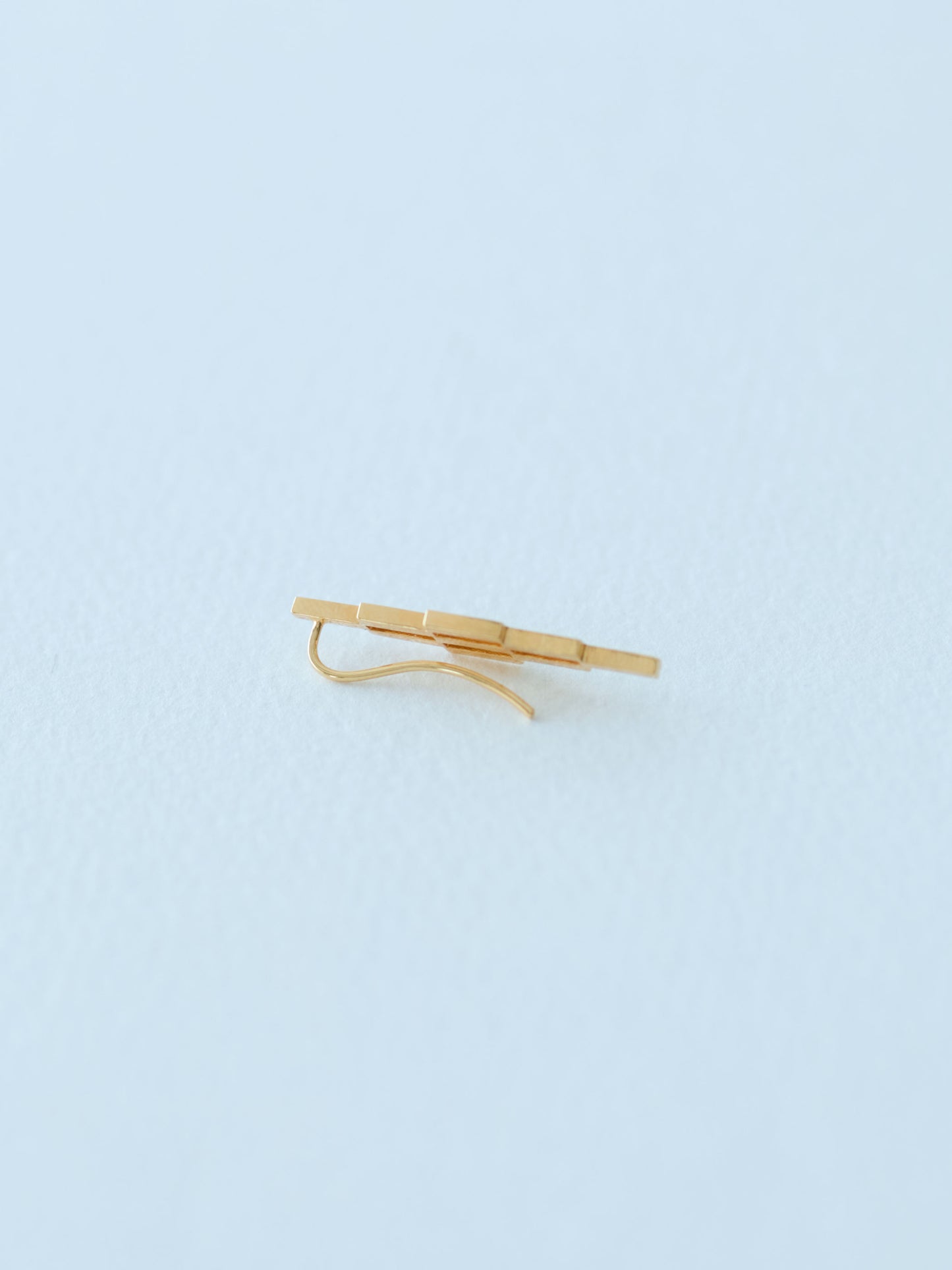 02 紋様/Minamo Clip Earring ピアス〈イヤカフ〉- Gold